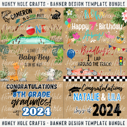 Banner Design Template Bundle - 75 Designs