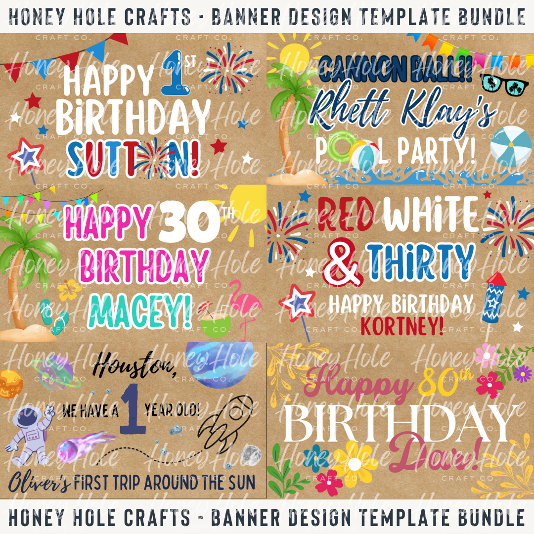 Banner Design Template Bundle - 75 Designs