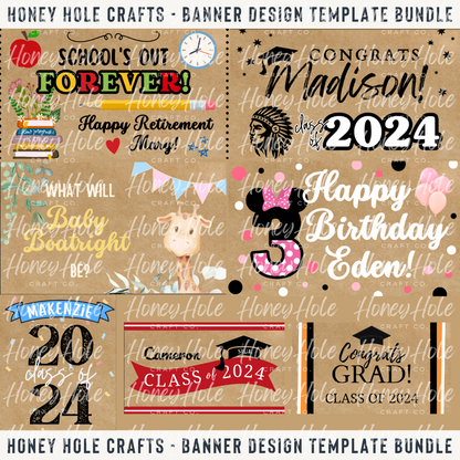 Banner Design Template Bundle - 75 Designs