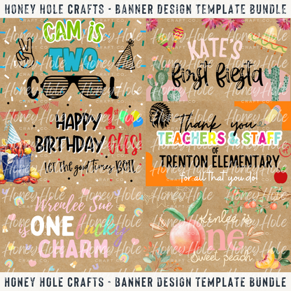 Banner Design Template Bundle - 75 Designs