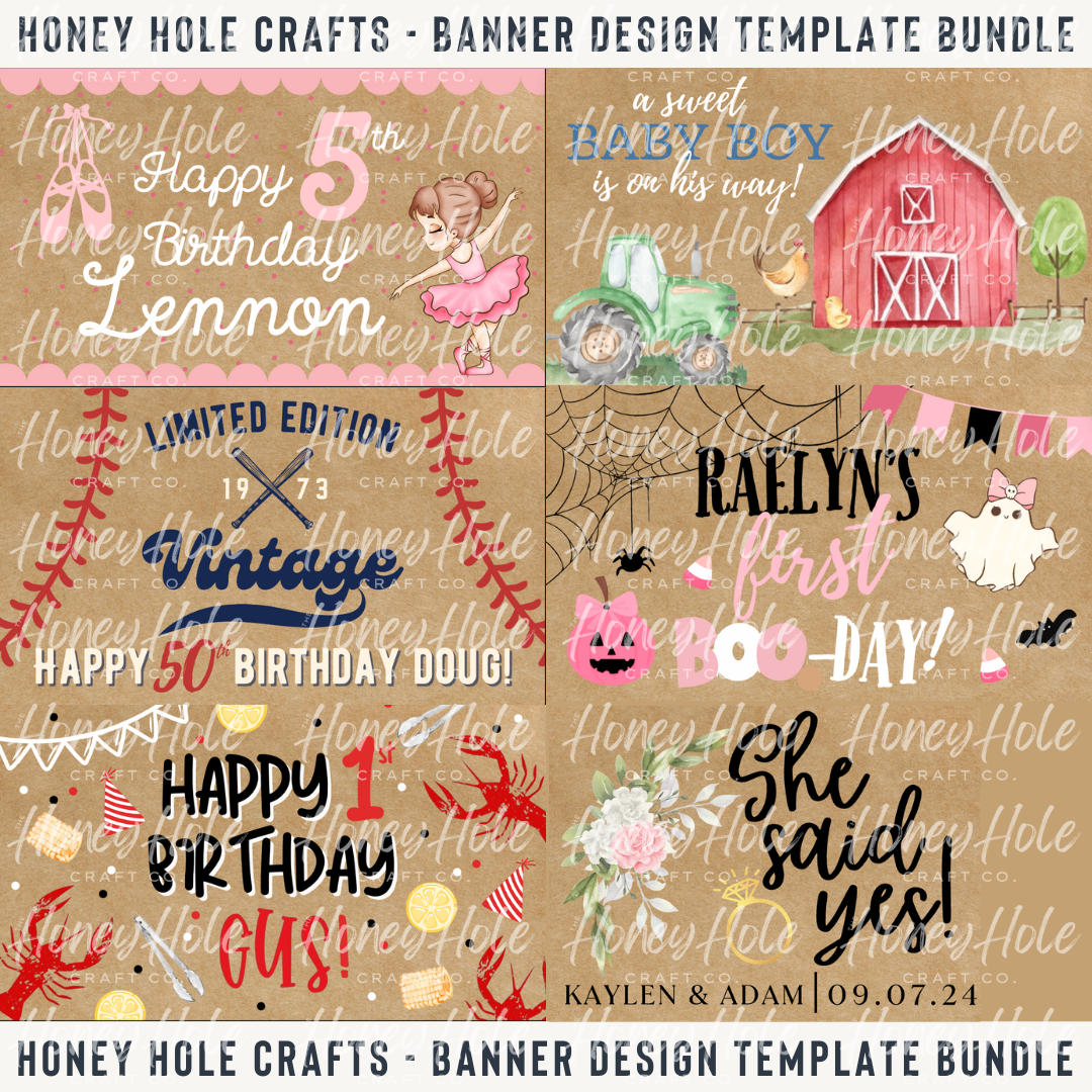 Banner Design Template Bundle - 75 Designs