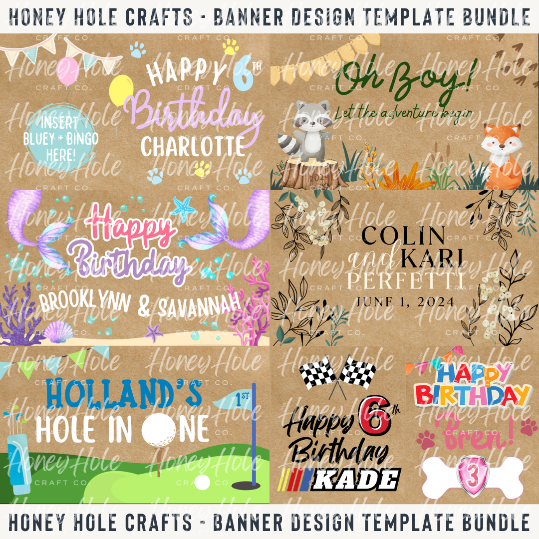 Banner Design Template Bundle - 75 Designs