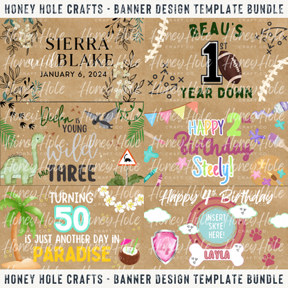 Banner Design Template Bundle - 75 Designs