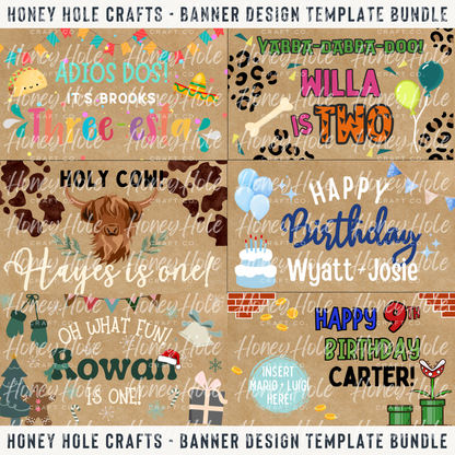 Banner Design Template Bundle - 75 Designs