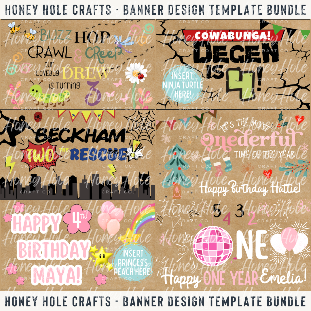 Banner Design Template Bundle - 75 Designs