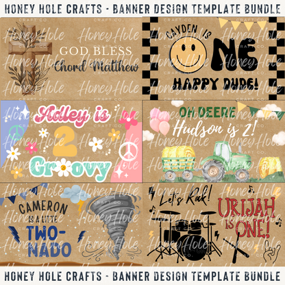 Banner Design Template Bundle - 75 Designs