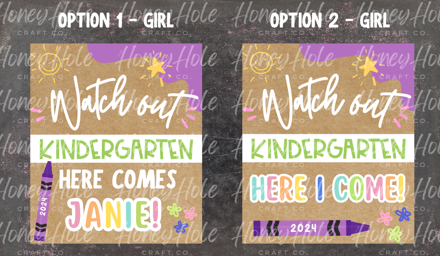 First Day of School Template Pack