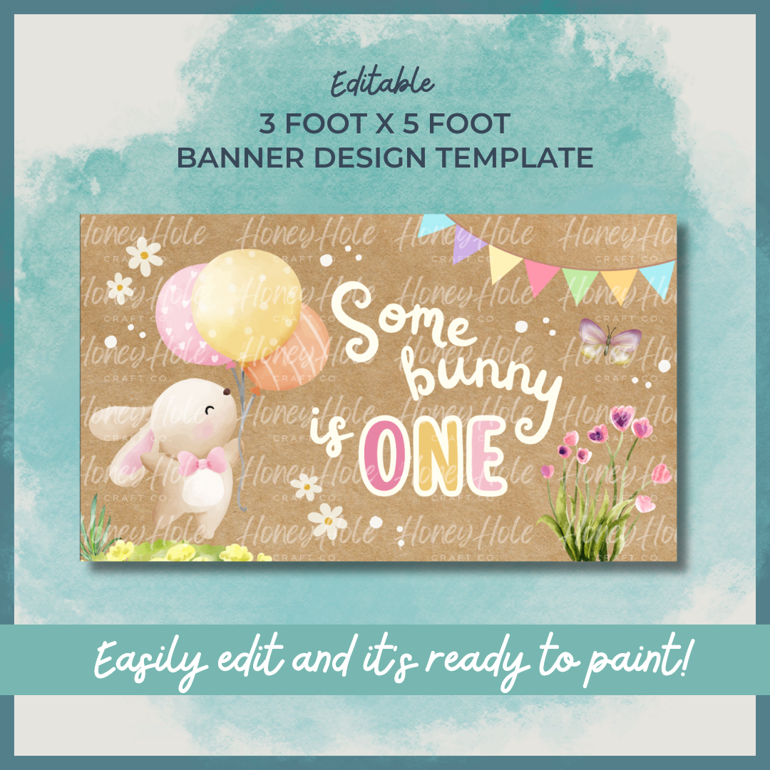 Bunny Birthday Template