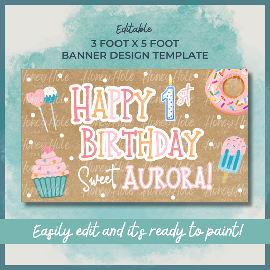 Sweets Birthday Template