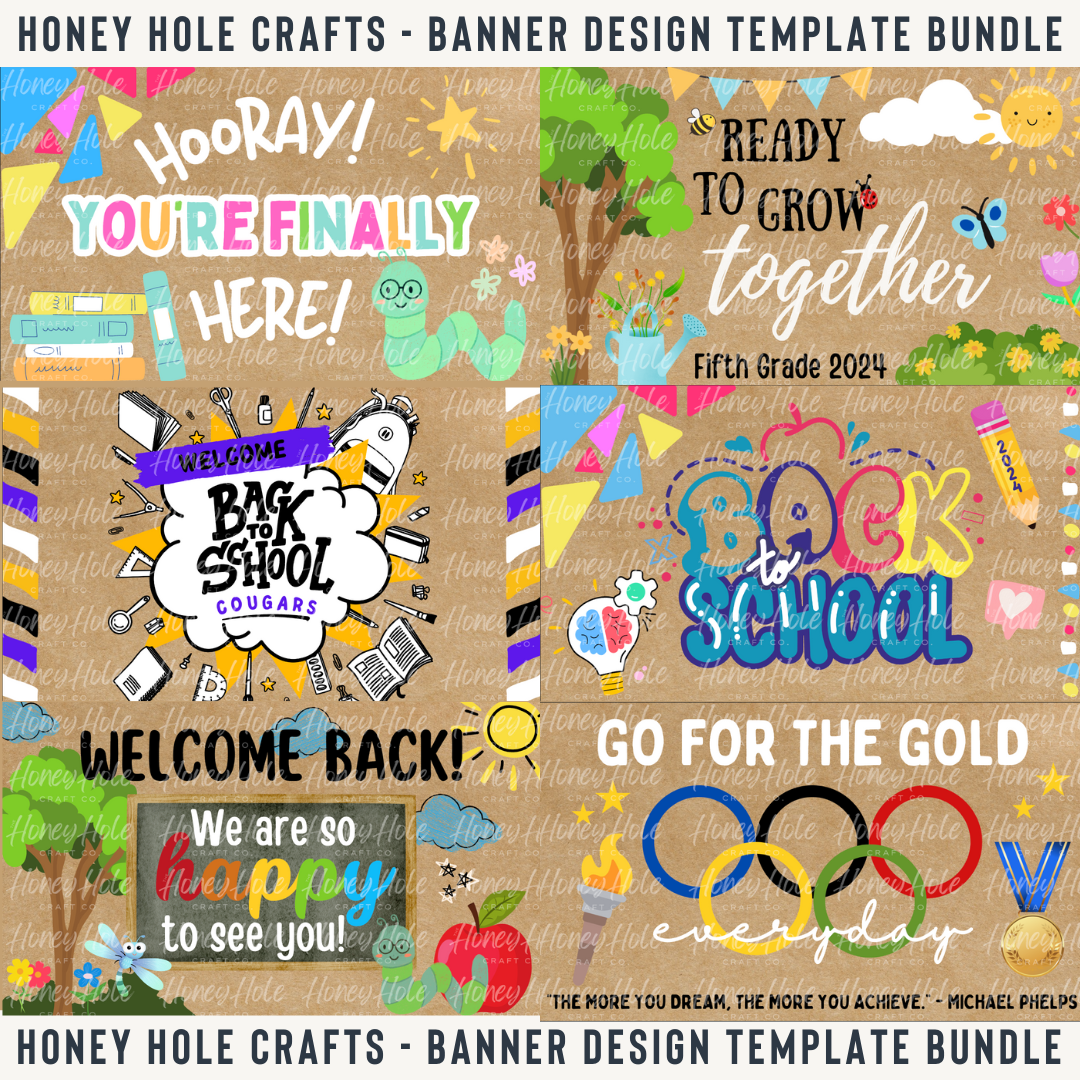 School Design Template Mini Bundle